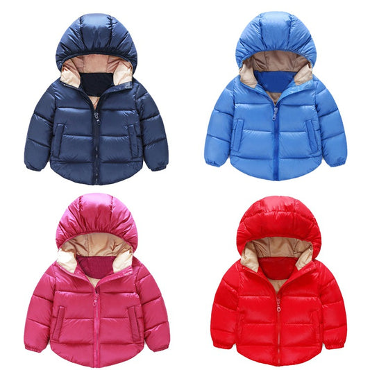Winter Children's Clothing Cotton-padded Casual Down Jacket